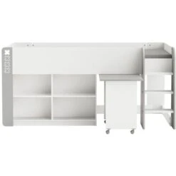 Lit Enfant Combiné Avec Bureau Et Rangement 90x200 - Hampton - Calicosy -ATMOSPHERA || Songmics Soldes Boutique 58154255 3