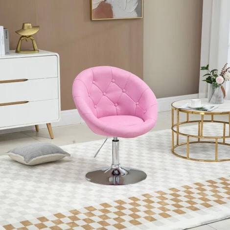 SVITA Havanna Fauteuil Lounge Rose Fauteuil Club Tabouret De Bar Fauteuil Pivotant Rétro 4 SVITA Havanna Fauteuil Lounge Rose Fauteuil Club Tabouret De Bar Fauteuil Pivotant Rétro – Image 2