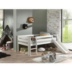 Paris Prix - Lit Enfant Surélevé & Toboggan Pino 90x200cm Blanc 10 Paris Prix - Lit Enfant Surélevé & Toboggan Pino 90x200cm Blanc -ATMOSPHERA || Songmics Soldes Boutique 59288246 4