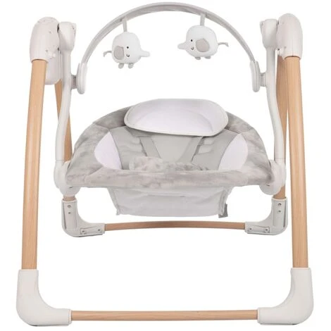Transat Pour Bébé Portable Dolphy Naturel Et Blanc Pur Bo Jungle 7 Transat Pour Bébé Portable Dolphy Naturel Et Blanc Pur Bo Jungle – Image 5