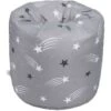 Ready Steady Bed Fauteuil Poire Pour Tout-petit Chaise, Playroom Beanbags, Rond & Imprimé Sac à Haricots Avec Personnages Pour Enfants, Gosse Fauteuil Pouf Rempli De Perles EPS, Étoiles Filantes
