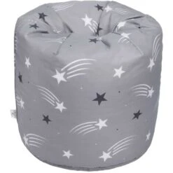 Ready Steady Bed Fauteuil Poire Pour Tout-petit Chaise, Playroom Beanbags, Rond & Imprimé Sac à Haricots Avec Personnages Pour Enfants, Gosse Fauteuil Pouf Rempli De Perles EPS, Étoiles Filantes