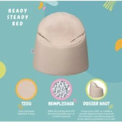 Ready Steady Bed Sac à Haricots Pour Les Enfants, Intérieur Confortable BeanBag Siège,Résistant à L'eau, Perles D'EPS Remplies Sac à Haricots Les Enfants Chaise,H65xL60xW60cm, Pierre 9 Ready Steady Bed Sac à Haricots Pour Les Enfants, Intérieur Confortable BeanBag Siège,Résistant à L'eau, Perles D'EPS Remplies Sac à Haricots Les Enfants Chaise,H65xL60xW60cm, Pierre -ATMOSPHERA || Songmics Soldes Boutique 60309958 3