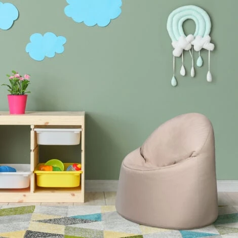 Ready Steady Bed Sac à Haricots Pour Les Enfants, Intérieur Confortable BeanBag Siège,Résistant à L'eau, Perles D'EPS Remplies Sac à Haricots Les Enfants Chaise,H65xL60xW60cm, Pierre 6 Ready Steady Bed Sac à Haricots Pour Les Enfants, Intérieur Confortable BeanBag Siège,Résistant à L'eau, Perles D'EPS Remplies Sac à Haricots Les Enfants Chaise,H65xL60xW60cm, Pierre – Image 4