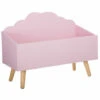 Coffre à  Jouets En Bois Nuage Atmosphera - Rose