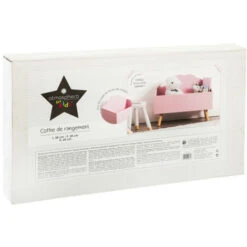Coffre à  Jouets En Bois Nuage Atmosphera - Rose -ATMOSPHERA || Songmics Soldes Boutique 64136903 5
