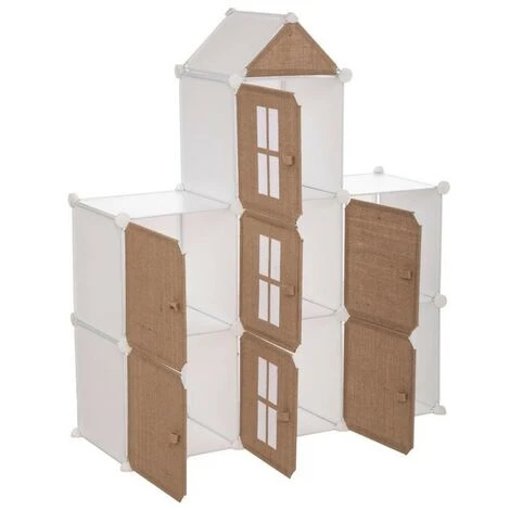 ATMOSPHERA Meuble De Rangement Château Jute 3 ATMOSPHERA Meuble De Rangement Château Jute