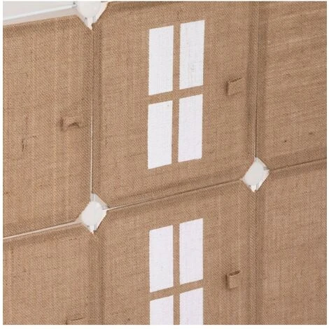 ATMOSPHERA Meuble De Rangement Château Jute 5 ATMOSPHERA Meuble De Rangement Château Jute – Image 3