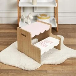 Marchepied Enfant Arc En Ciel Rose Home Deco Kids -ATMOSPHERA || Songmics Soldes Boutique 69551151 3