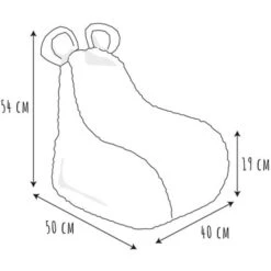 Fauteuil Poire Enfant Ted Fourrure Home Deco Kids -ATMOSPHERA || Songmics Soldes Boutique 71893020 5