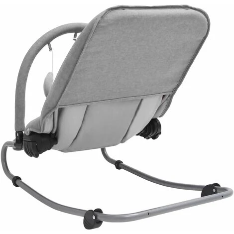 Transat Pour Bébé Gris Clair Acier 6 Transat Pour Bébé Gris Clair Acier – Image 4