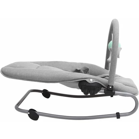 Transat Pour Bébé Gris Clair Acier 7 Transat Pour Bébé Gris Clair Acier – Image 5
