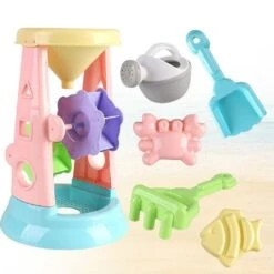 Jouets De Plage Set, Enfant Jouant à L'outil De Sable 6 Pack Toy Sablier, Adapté à La Fête De La Plage -ATMOSPHERA || Songmics Soldes Boutique 76152785 3