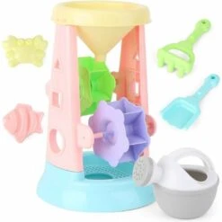 Jouets De Plage Set, Enfant Jouant à L'outil De Sable 6 Pack Toy Sablier, Adapté à La Fête De La Plage -ATMOSPHERA || Songmics Soldes Boutique 76152785 4