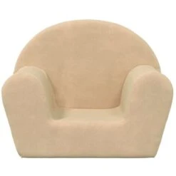 Canapé Pour Enfants | Canapé Droit Fixe Canapé De Salon Sofa Crème Peluche Douce FR81517 -ATMOSPHERA || Songmics Soldes Boutique 76677462 3