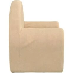 Canapé Pour Enfants | Canapé Droit Fixe Canapé De Salon Sofa Crème Peluche Douce FR81517 -ATMOSPHERA || Songmics Soldes Boutique 76677462 4