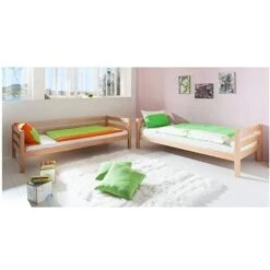 LIT SUPERPOSÉ EN BOIS OLYMPE Naturelle 80 X 190