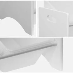 Meuble De Rangement Pour Enfant Avec 9 Casiers, Blanc - Tobias - MDF Décor Bois Naturel, 64x29.5x60cm -ATMOSPHERA || Songmics Soldes Boutique 79399434 5