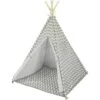 Tipi Tente Pour Enfant Avec Tapis De Sol Indian Teepee Tente De Jeu Pour Enfants OSS03 SoBuy® -ATMOSPHERA || Songmics Soldes Boutique 8039538 1
