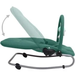 Chaise | Transat Pour Bébé Vert Acier 14987 11 Chaise | Transat Pour Bébé Vert Acier 14987 -ATMOSPHERA || Songmics Soldes Boutique 80858279 5