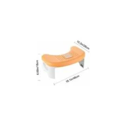 Tabouret De Toilette – Tabouret Accroupi Pour Caca De Toilette Pour Salle De Bain, Capacité De 350 Lb, Enfants, Adultes, Personnes âgées, Enceintes, Tabourets De Toilette Pour Caca, Pour Une Bonne Pos -ATMOSPHERA || Songmics Soldes Boutique 81067313 4