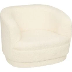 Fauteuil Enfant Bouclette Blanc Atmosphera