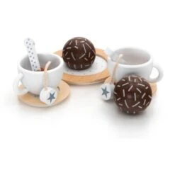 Service à Thé Jouet Montessori Robincool Tea Caprizze 27x21x10 Cm En Bois Éco Avec Plateau, Théière Et Accessoires Inclus -ATMOSPHERA || Songmics Soldes Boutique 81223062 3