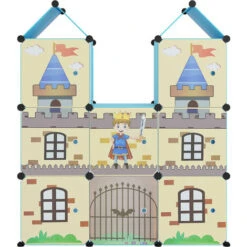 Armoire De Rangement Pour Enfants Avec 8 Cubes Bleu PP FR1565 -ATMOSPHERA || Songmics Soldes Boutique 81594783 3