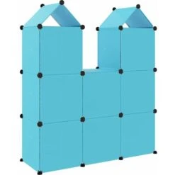 Armoire De Rangement Pour Enfants Avec 8 Cubes Bleu PP FR1565 -ATMOSPHERA || Songmics Soldes Boutique 81594783 5