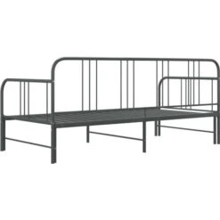 Cadre De Canapé-lit Extensible Lit Simple Pour Adulte - Gris Métal 90x200 Cm BV691008 - BonneVie -ATMOSPHERA || Songmics Soldes Boutique 81964923 4