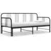 Cadre De Canapé-lit Extensible Lit Simple Pour Adulte - Noir Métal 90x200 Cm BV225390 - BonneVie -ATMOSPHERA || Songmics Soldes Boutique 81965484 1