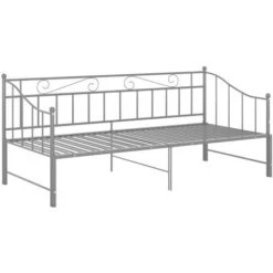 Cadre De Canapé-lit Extensible Lit Simple Pour Adulte - Gris Métal 90x200 Cm BV510193 - BonneVie 11 Cadre De Canapé-lit Extensible Lit Simple Pour Adulte - Gris Métal 90x200 Cm BV510193 - BonneVie -ATMOSPHERA || Songmics Soldes Boutique 81965641 5