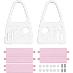 Froadp Marche Pied Pour Enfant, Tabouret Pour Bébé En Plastique, 2 Niveaux Marchepied (Rose) -ATMOSPHERA || Songmics Soldes Boutique 82239440 3