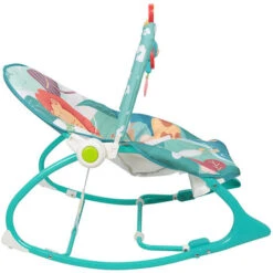 Transat Bébé Avec Vibrations Et Mélodies Bleu -ATMOSPHERA || Songmics Soldes Boutique 83042036 4