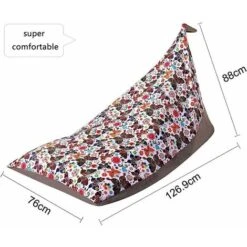 MSBD Enfant Peluche Sac Haricots Pouf En Forme D'animal En Pour Enfants. Adolescents Et Adultes Extra Large Velours Super Doux Housse De Coussin -ATMOSPHERA || Songmics Soldes Boutique 86534733 4