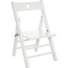 Chaise Pliante Blanche - Atmosphera Créateur D'intérieur