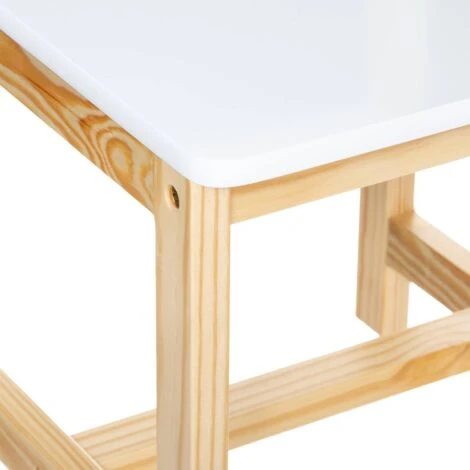 Chaise Enfant Maison - Blanc - Atmosphera Créateur D'intérieur 4 Chaise Enfant Maison - Blanc - Atmosphera Créateur D'intérieur – Image 2