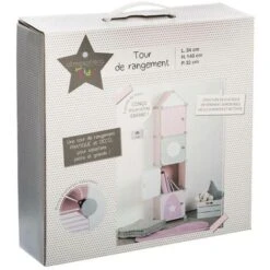 Rangement Colonne Rose - Atmosphera Créateur D'intérieur -ATMOSPHERA || Songmics Soldes Boutique 87949832 2