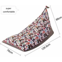 Enfant Peluche Sac Haricots Pouf En Forme D'animal En Pour Enfants. Adolescents Et Adultes Extra Large Velours Super Doux Housse De Coussin -ATMOSPHERA || Songmics Soldes Boutique 87952098 4