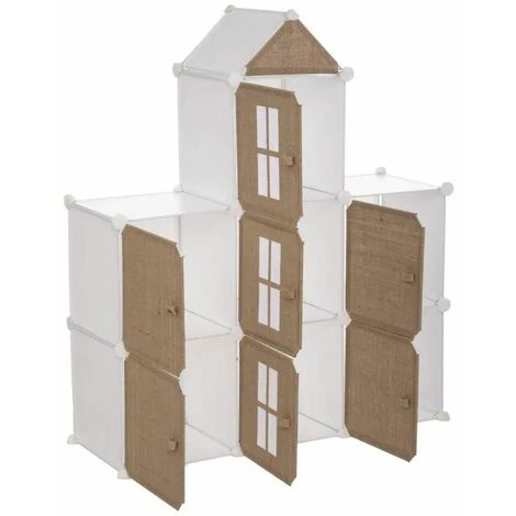 ATMOSPHERA Rangement Enfant En Jute Château 109cm Beige 4 ATMOSPHERA Rangement Enfant En Jute Château 109cm Beige – Image 2