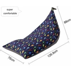 Enfant Peluche Sac Haricots Pouf En Forme D'animal En Pour Enfants, Adolescents Et Adultes Extra Large Velours Super Doux Housse De Coussin -ATMOSPHERA || Songmics Soldes Boutique 88684682 4