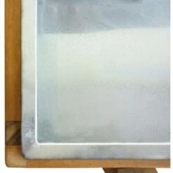 Lit Surélevé De Jardin Bois Massif D'acacia Et Zinc -ATMOSPHERA || Songmics Soldes Boutique 89826647 5