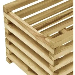 Lit Surélevé De Jardin 120x40x38,5 Cm Bois De Pin Imprégné -ATMOSPHERA || Songmics Soldes Boutique 89827155 4