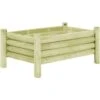 Lit Surélevé De Jardin Bois De Pin Imprégné 100x60x42 Cm 1 Lit Surélevé De Jardin Bois De Pin Imprégné 100x60x42 Cm -ATMOSPHERA || Songmics Soldes Boutique 89827534 1