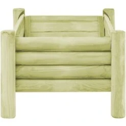Lit Surélevé De Jardin Bois De Pin Imprégné 100x60x42 Cm -ATMOSPHERA || Songmics Soldes Boutique 89827534 3