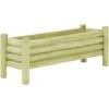 Lit Surélevé De Jardin Bois De Pin Imprégné 120x40x42 Cm -ATMOSPHERA || Songmics Soldes Boutique 89827851 1