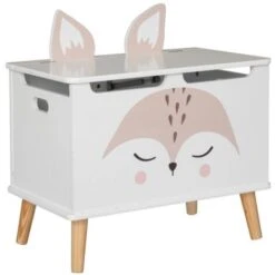 Coffre Douceur Renard Blanc - Atmosphera Créateur D'intérieur