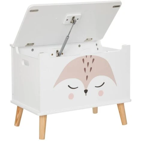 Coffre Douceur Renard Blanc - Atmosphera Créateur D'intérieur 4 Coffre Douceur Renard Blanc - Atmosphera Créateur D'intérieur – Image 2