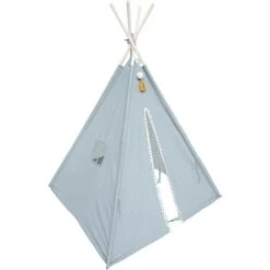 Tipi Enfant Wapi - Coton Et Peuplier - Bleu - Atmosphera Créateur D'intérieur