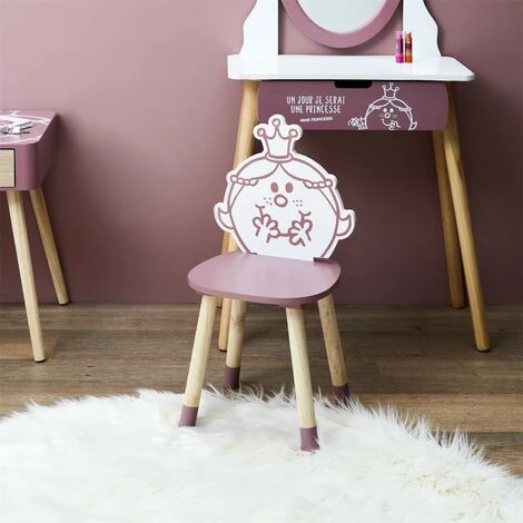 Chaise Enfant Madame Princesse Rose 5 Chaise Enfant Madame Princesse Rose – Image 3
